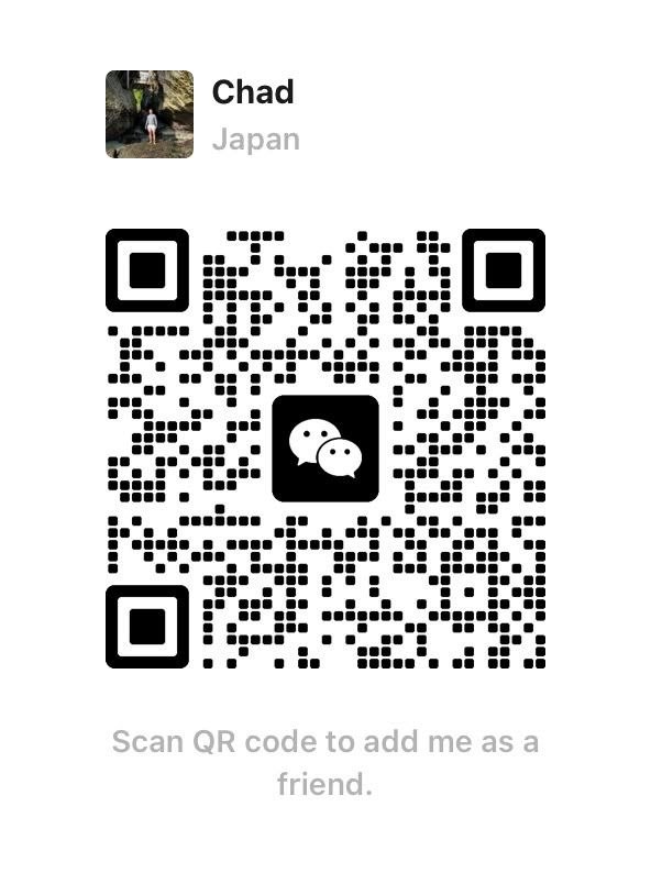 WeChat QR Code — Scan to add Chad